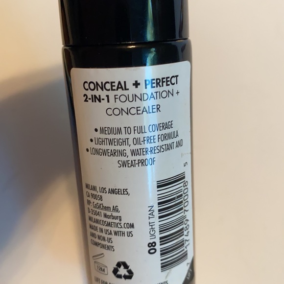 Milani Makeup Bundle Eyeshadow Lipgloss Foundation + Concealer New - Picture 6 of 12